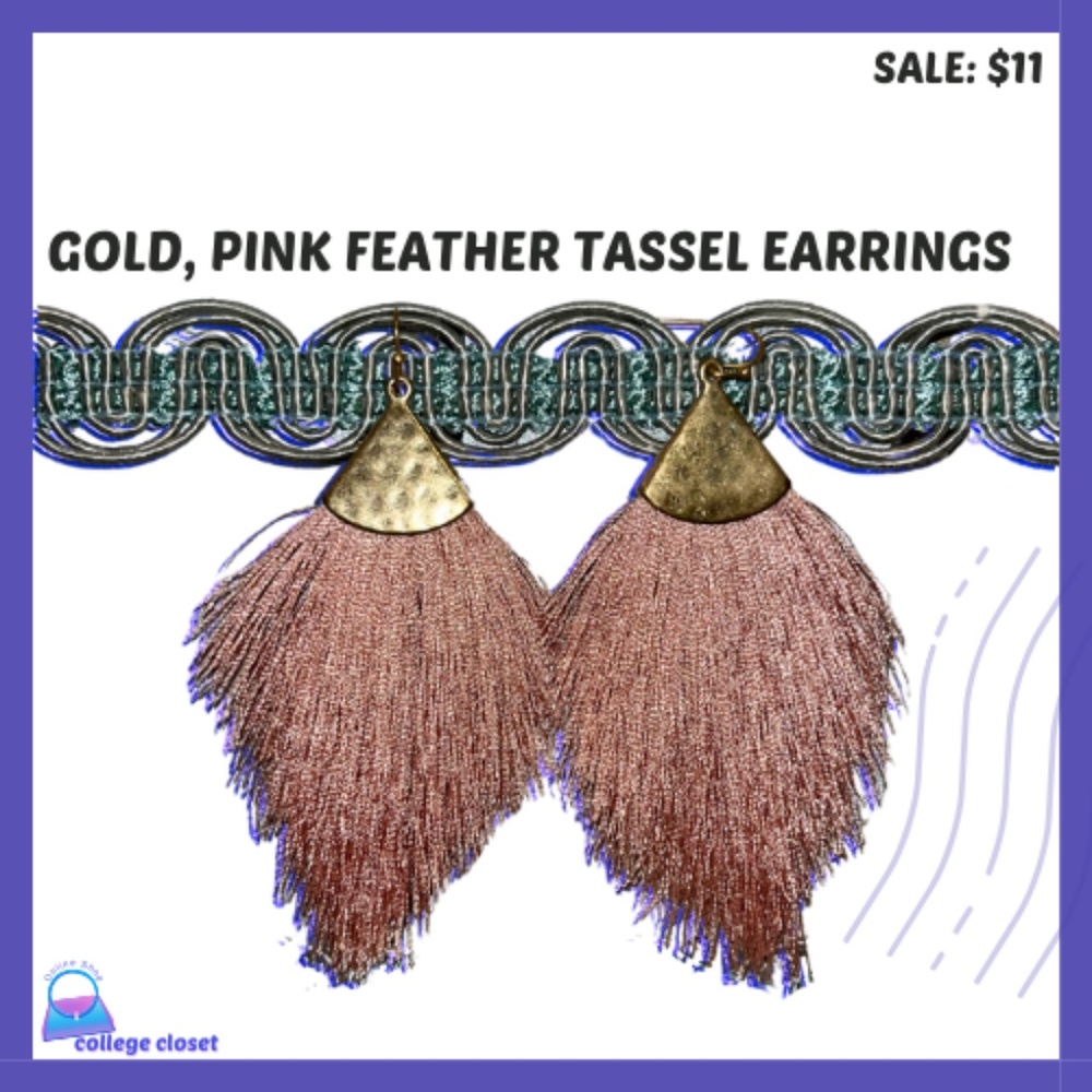 Tassel Feathered Earrings